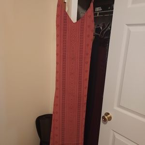 Boho style slip on dress